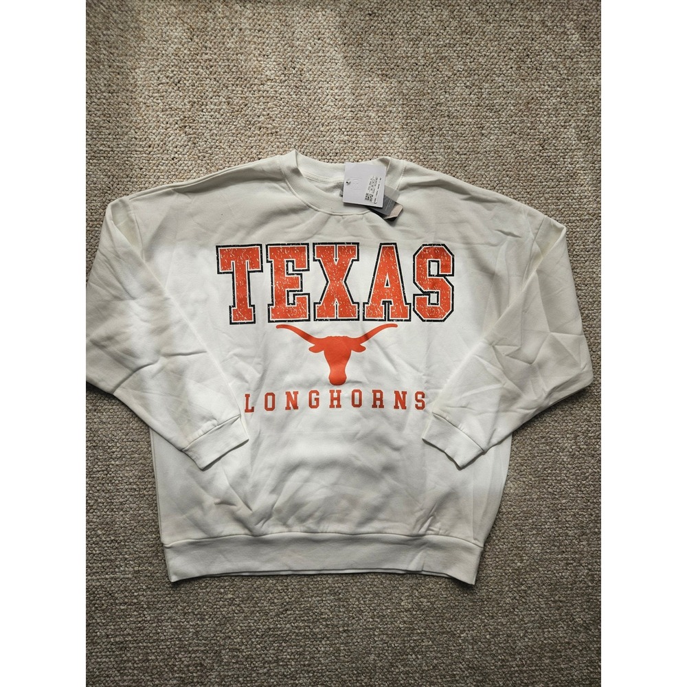 Texas Longhorns Gameday Couture Sweatshirt White Size XL